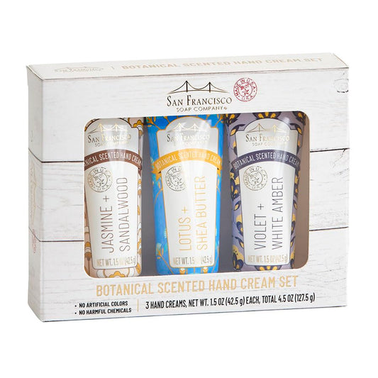 Botanical Hand Cream Set of 3 - Set de Cremas de Manos
