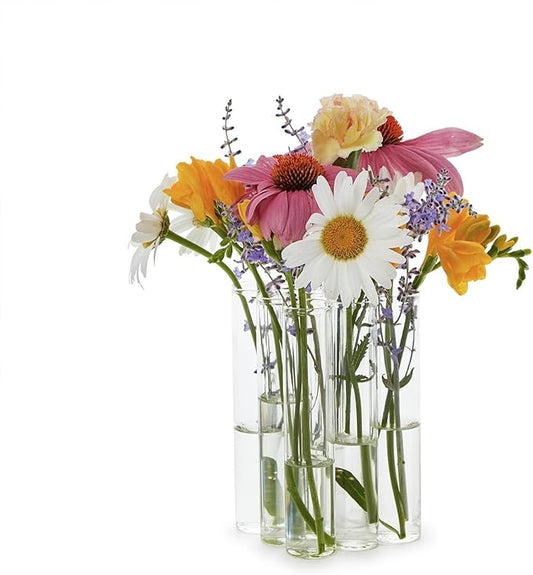 Connected Tube Vase in GB / Jarrones conectados tubulares