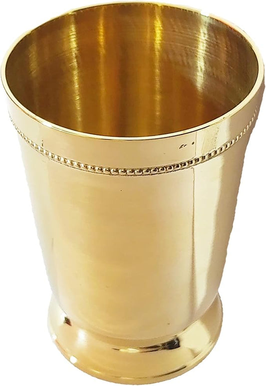 Small Gold Mint Julep Cup - Copa Pequeña