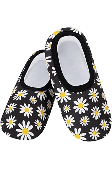 Womens Black & White Daisy Skinnies Prints