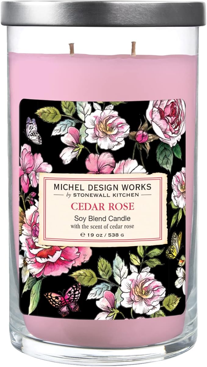 Cedar Rose Large Tumbler Candle
