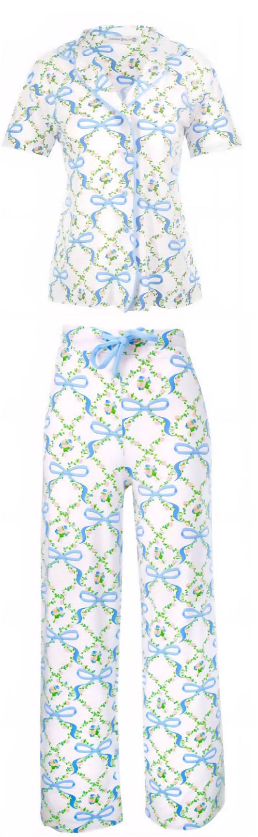 Bows & Blossoms Pijama Set