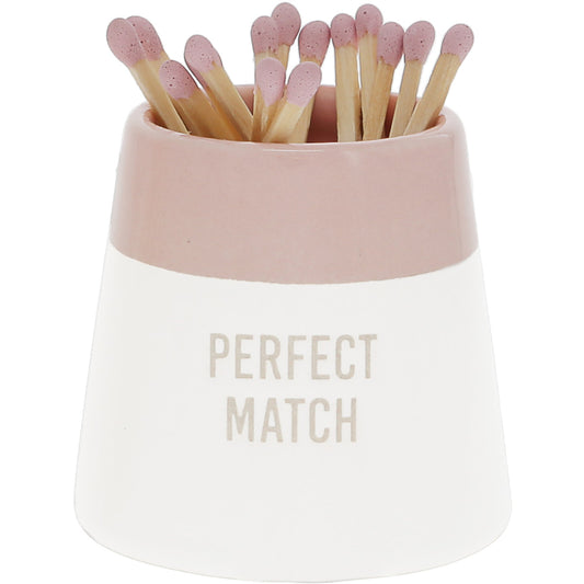 Perfect Match 2.25" Match Holder and Matches - Portacerillas y 15 Cerillas/Fósforos