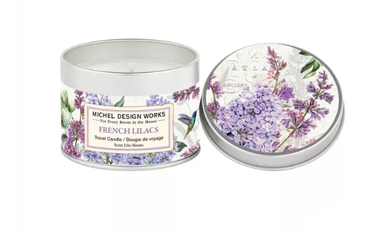 French Lilacs travel candle