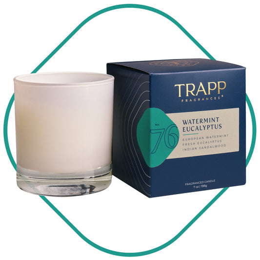 No. 76 Watermint Eucalyptus 7 oz. Candle in Signature Box