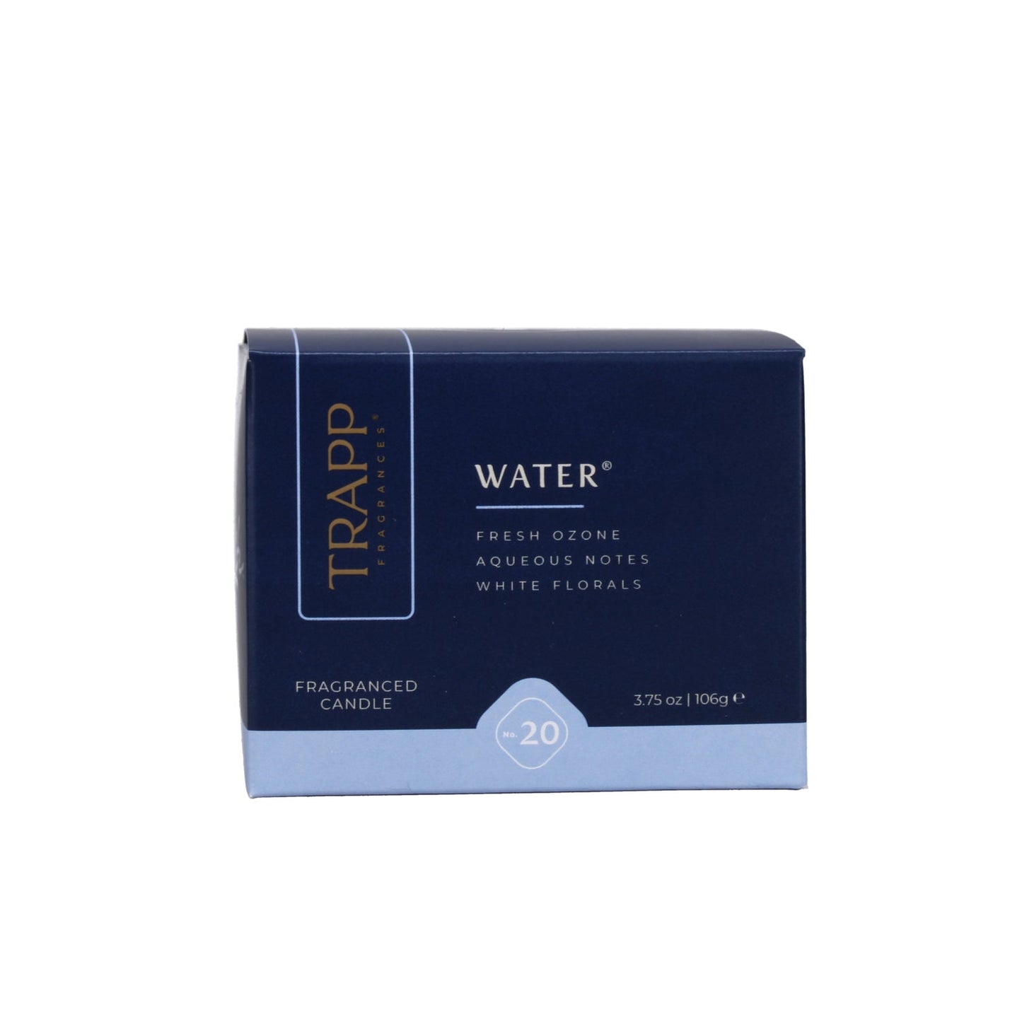 Vela pequeña vertida de 3,75 oz. de Water® n.º 20