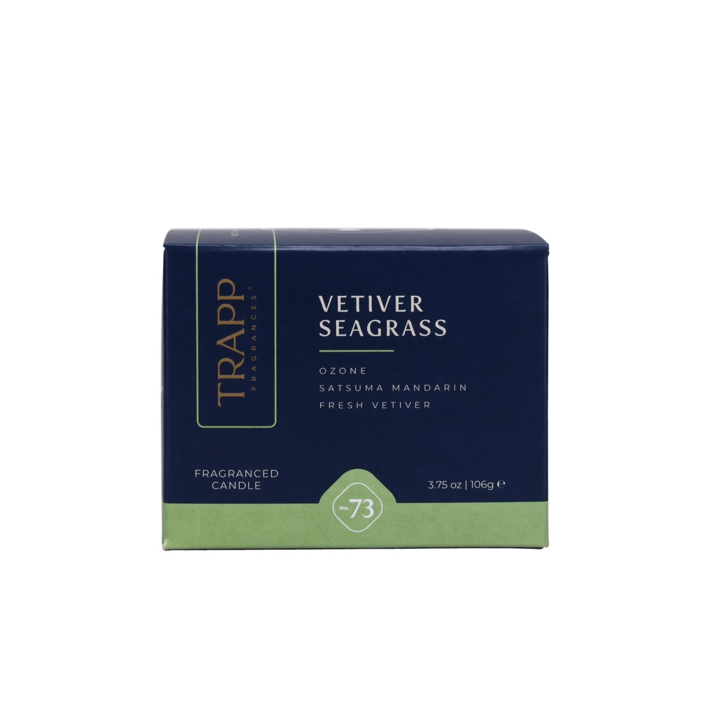 No. 73 Vetiver Seagrass 3.75 oz. Small Poured Candle