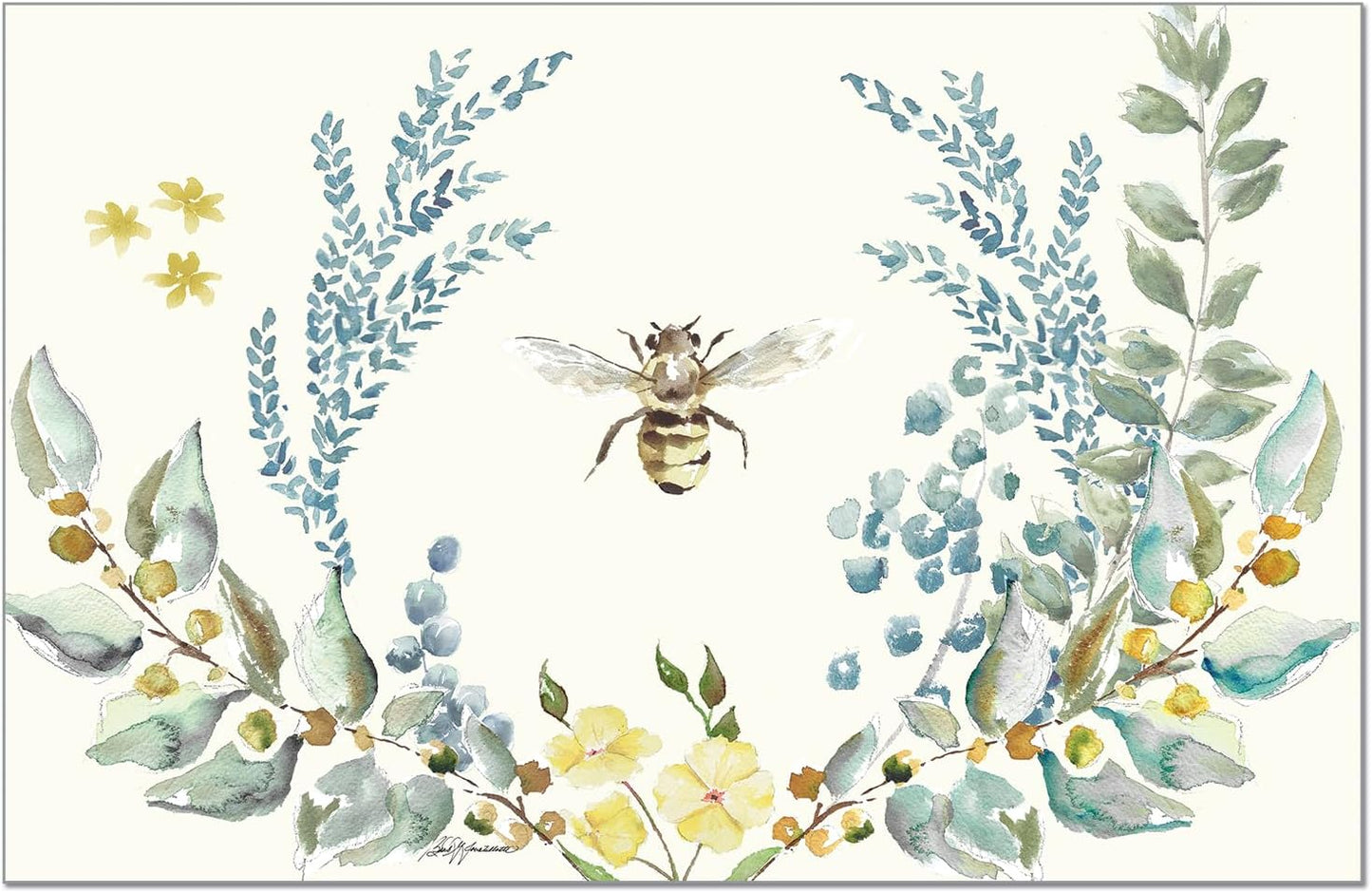 Bee Crest Paper Placemats - Manteles de Papel