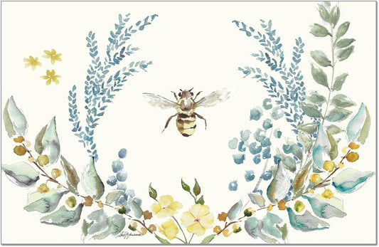 Bee Crest Paper Placemats - Manteles de Papel