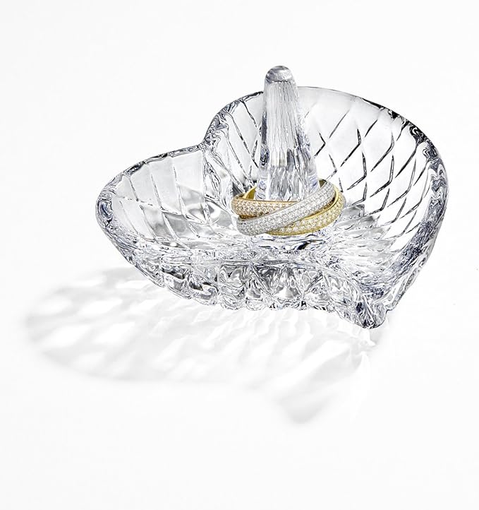 Curve Heart Ring Holder / Porta Anillos de Cristal