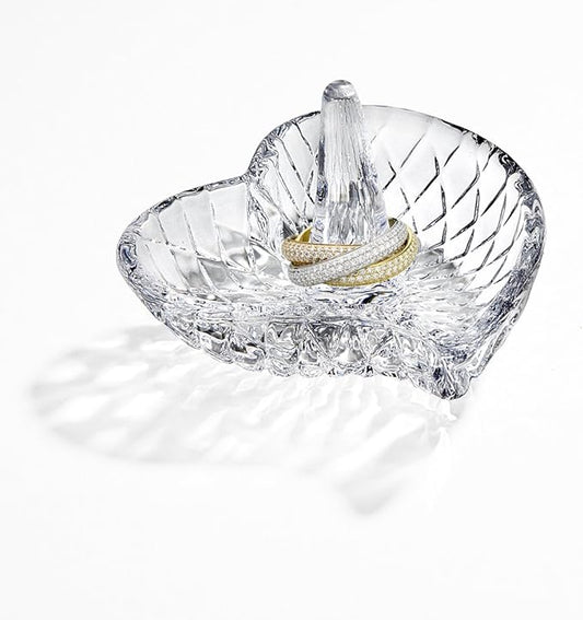 Curve Heart Ring Holder / Porta Anillos de Cristal