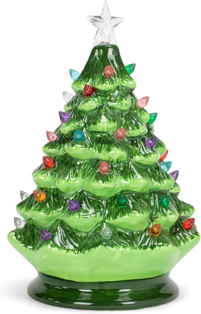Sugarplum Green Ceramic Tree