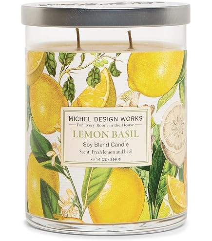 Lemon Basil Medium Tumbler Candle