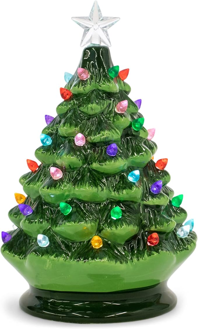 Sugarplum Green Ceramic Tree