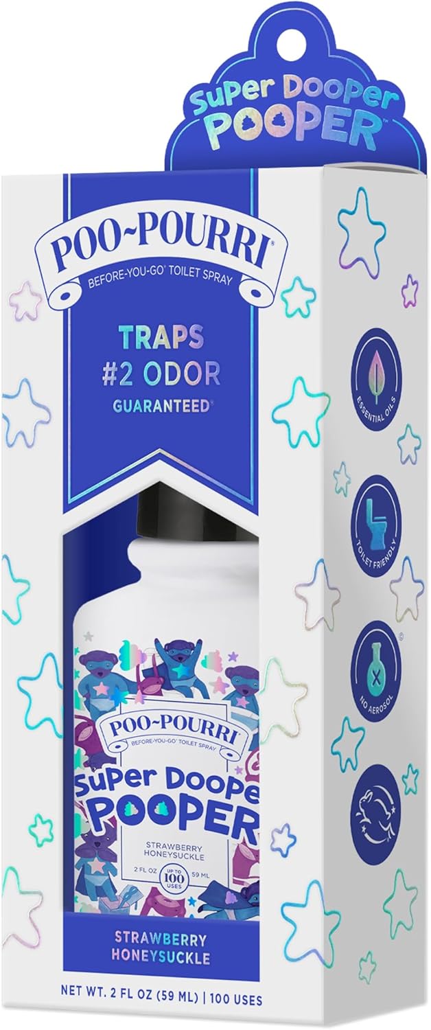 Baby-Pourri Super Dooper Pooper Odor Freshener Spray, 2 Fl Oz