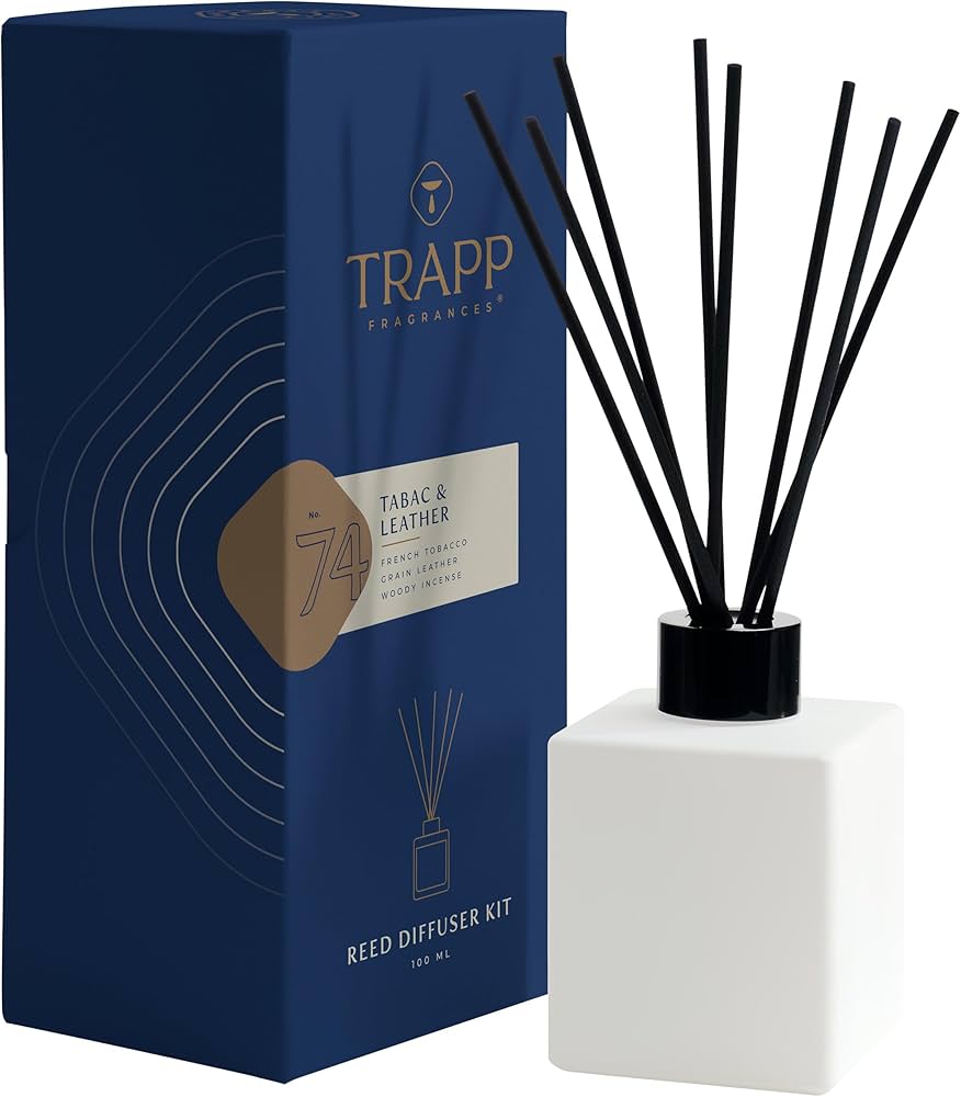 No. 74 Tabac & Leather 4 oz. Reed Diffuser Kit