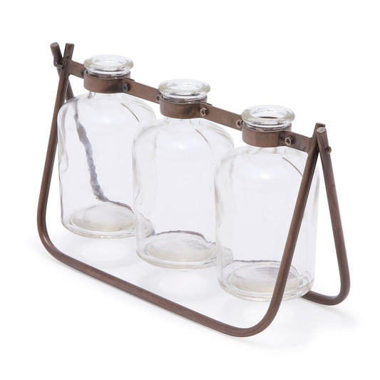 Bottle on Metal Stand