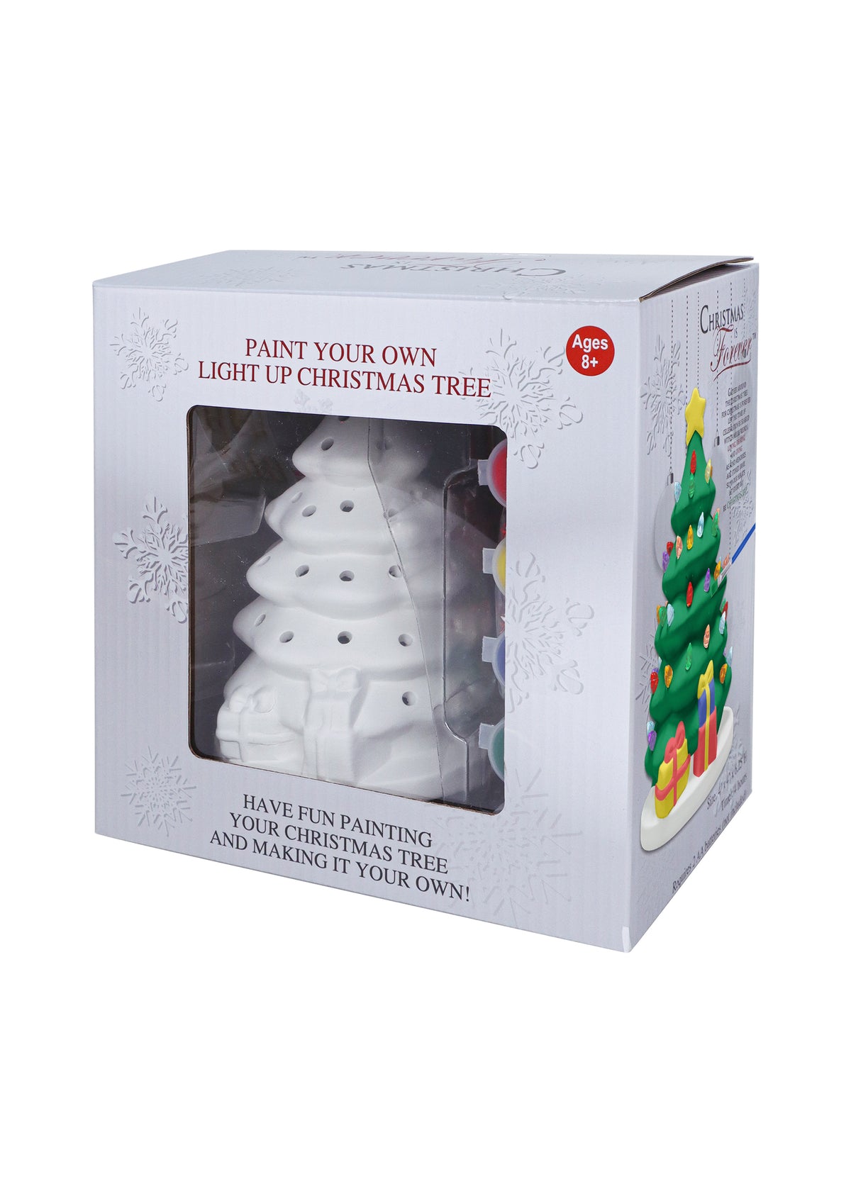 Paint Your Own Light Up Christmas Tree Kit - Kit de Pintura