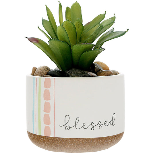 Blessed 5" Artificial Potted Plant - Planta en Maceta Artificial