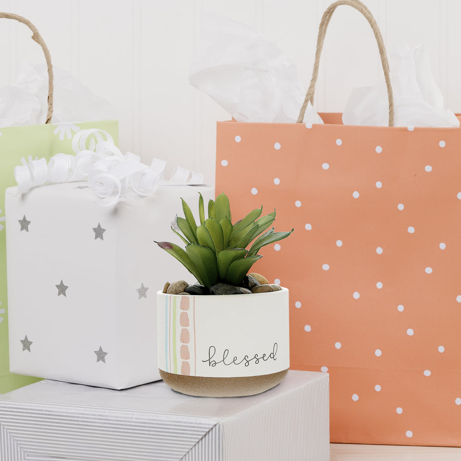 Blessed 5" Artificial Potted Plant - Planta en Maceta Artificial