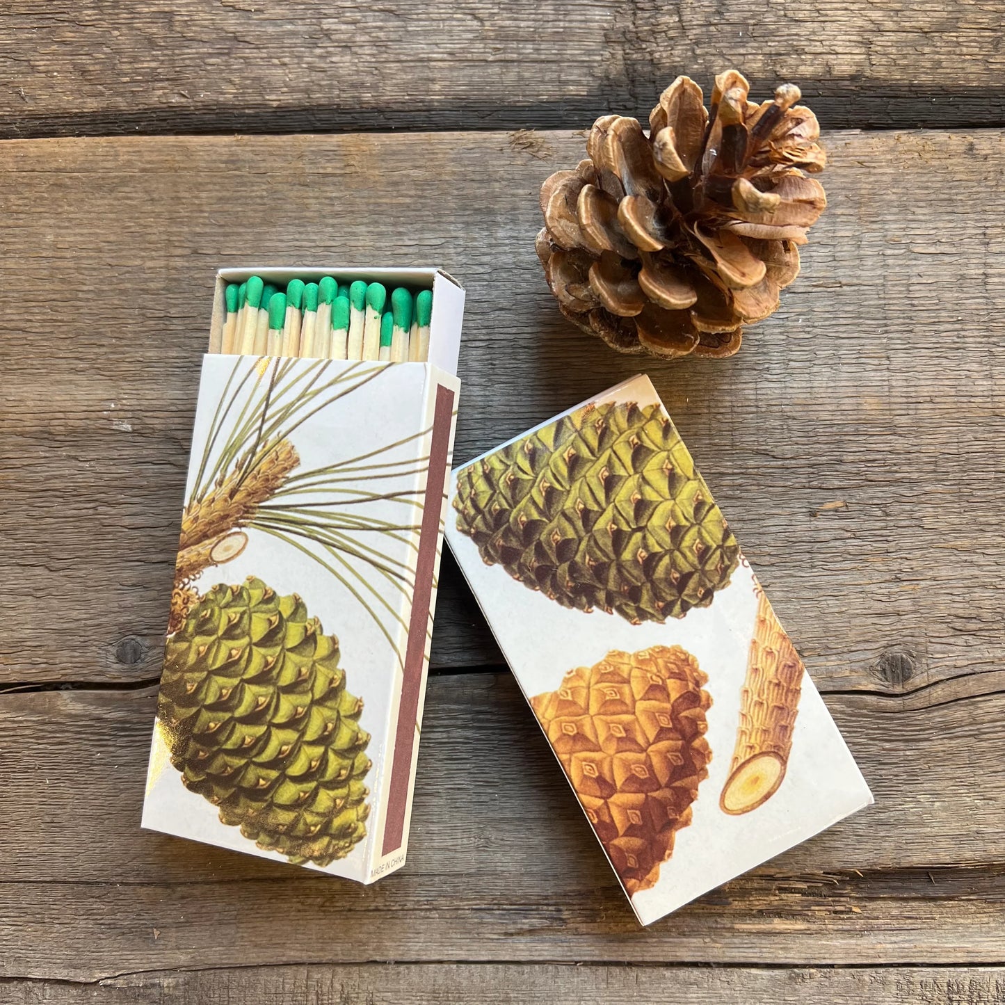 Decorative Pinecones Matches