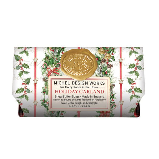 Holiday Garland Large Bath Soap