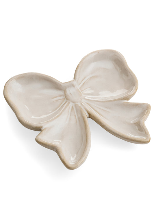 Plate Bow Shape Porcelain - Plato en Forma de Lazo de Porcelana