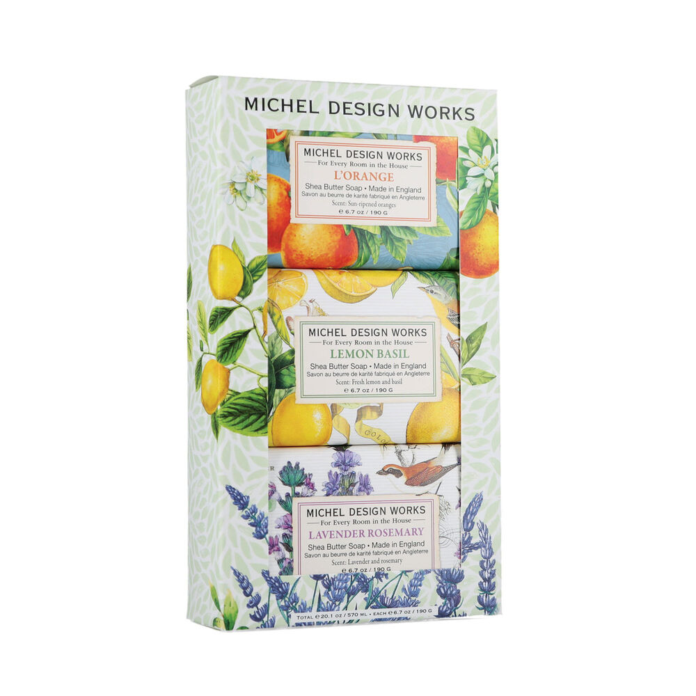 BOTANICALS BATH BARS 3-PC