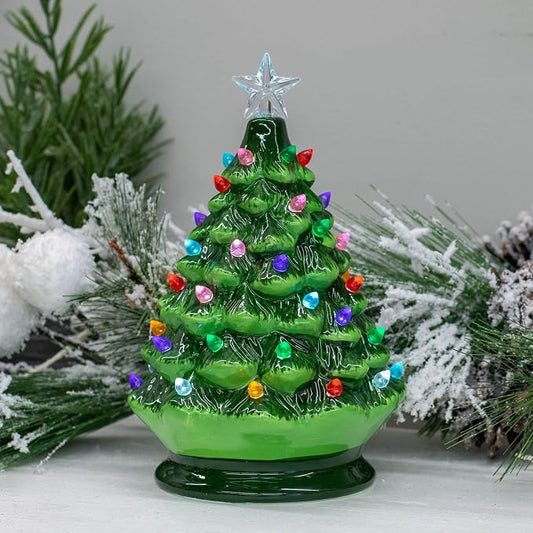 Sugarplum Green Ceramic Tree