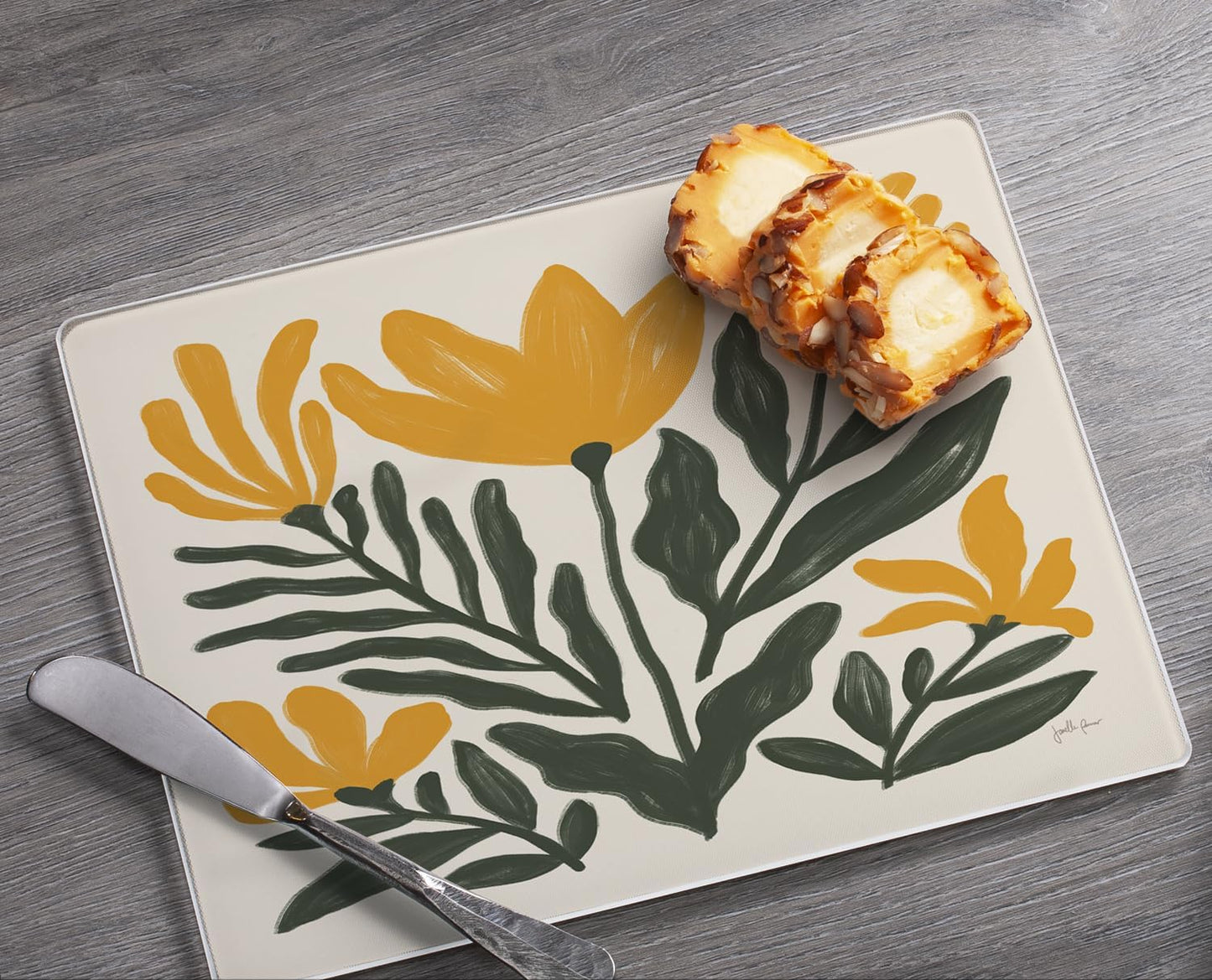 Yellow Petals Cutting Board - Tabla de Cortar