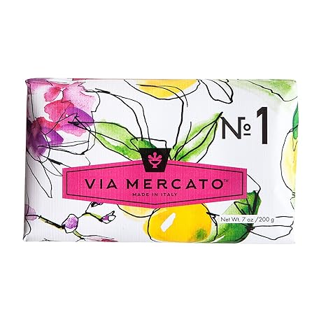 Via Mercato Soap Bar No. 1 - Bergamot, Patchouli & Rosewood - Jabón en Barra