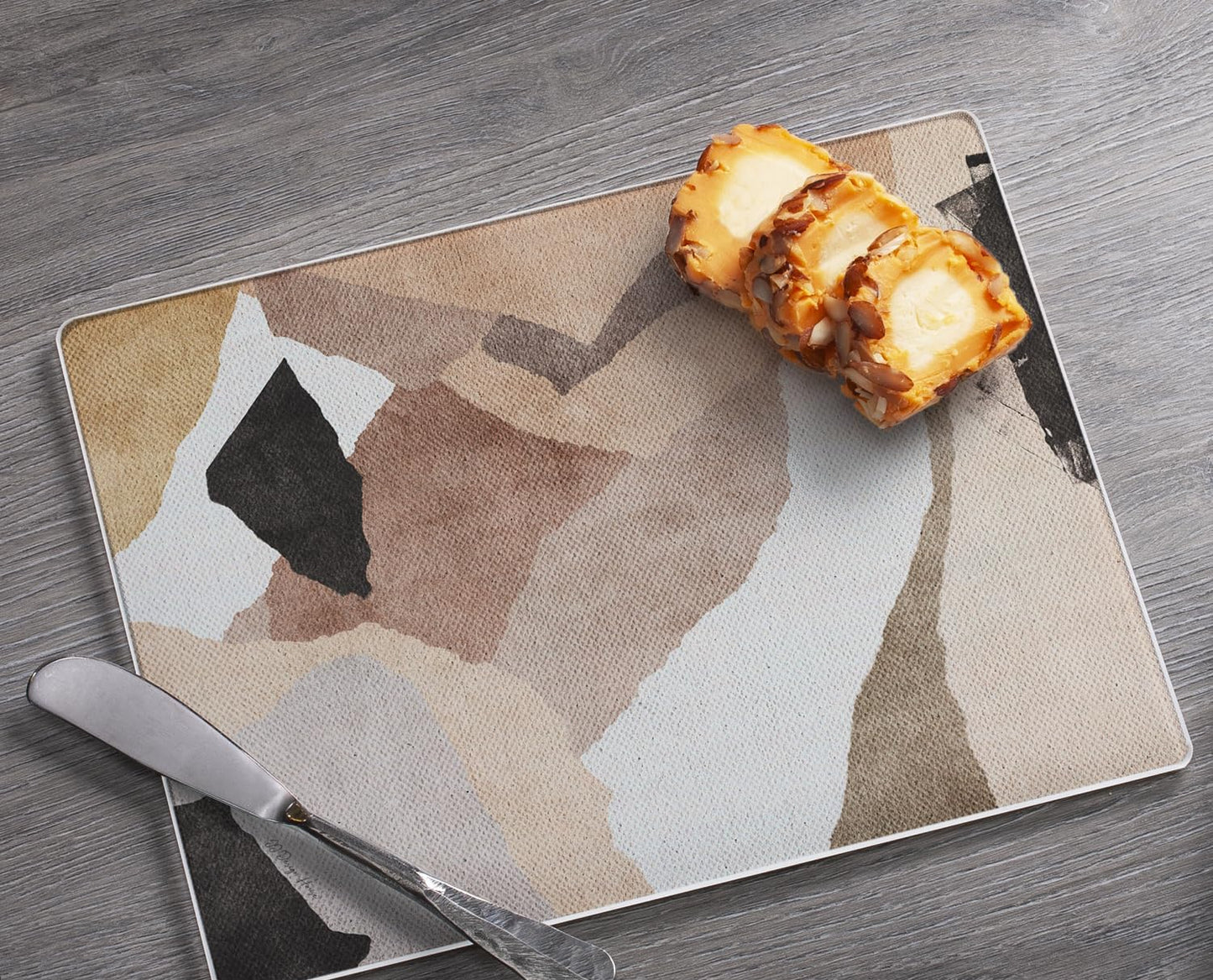 Mocha Abstract Cutting Board - Tabla de Cortar