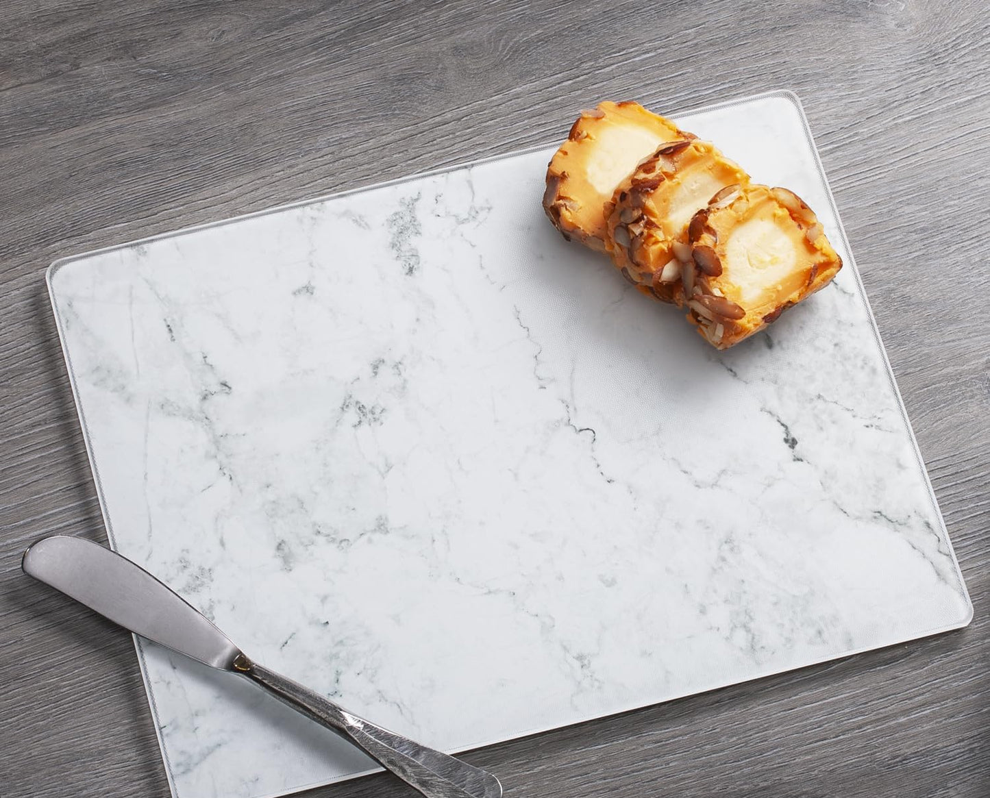 White Marble Design Cutting Board - Tabla de Cortar