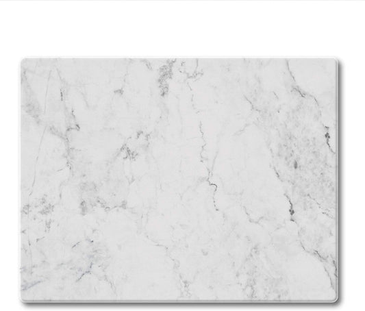 White Marble Design Cutting Board - Tabla de Cortar