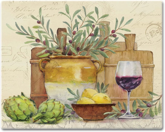 Rustic Wine Cutting Board - Tabla de Cortar