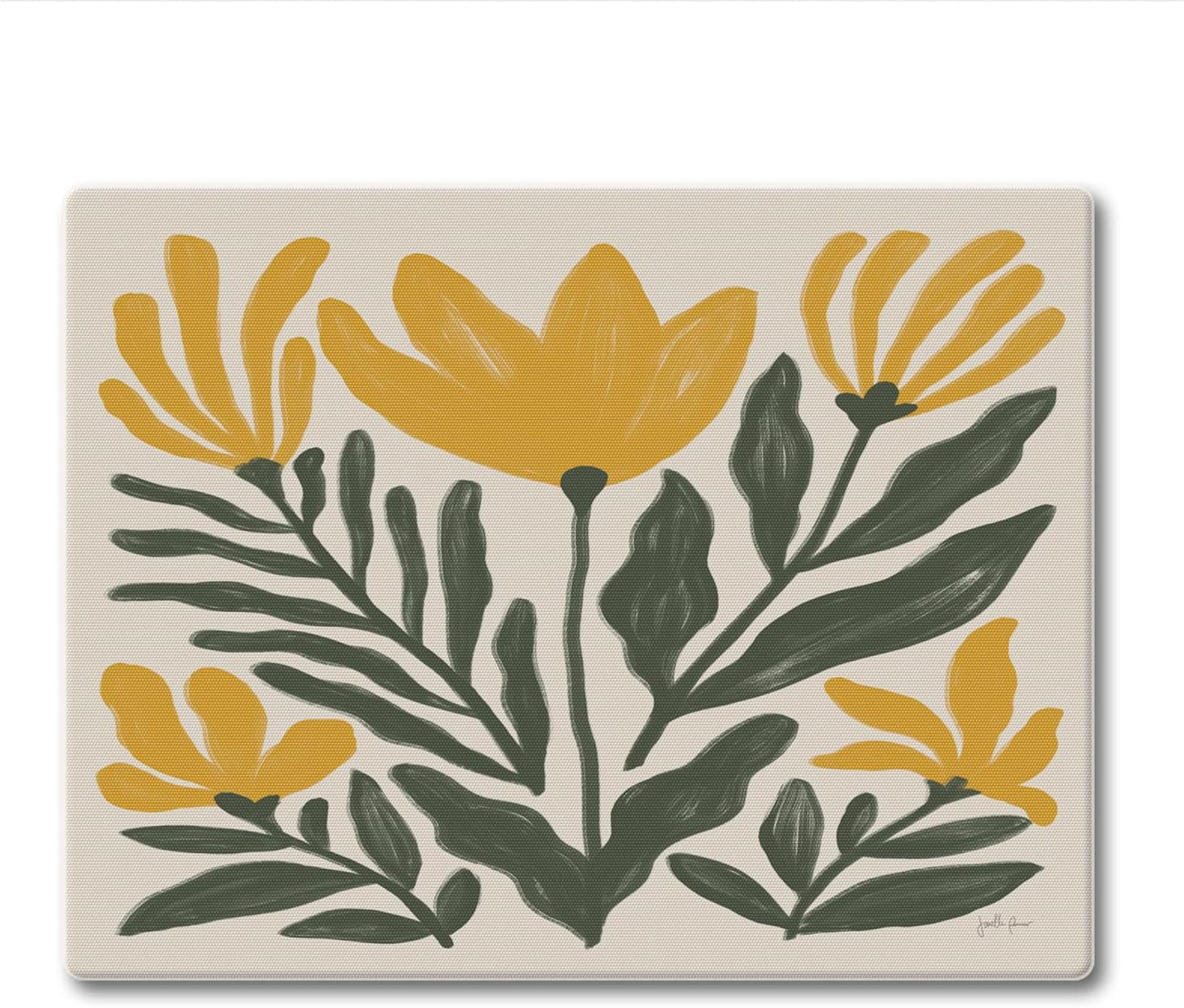Yellow Petals Cutting Board - Tabla de Cortar