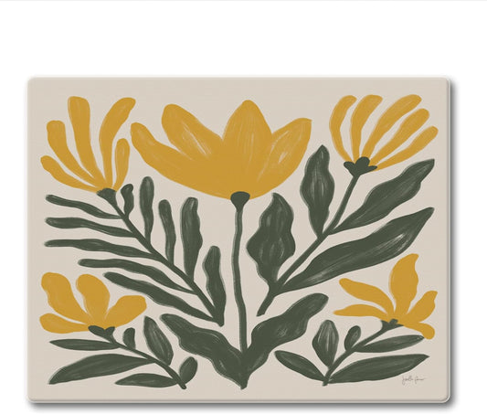 Yellow Petals Cutting Board - Tabla de Cortar