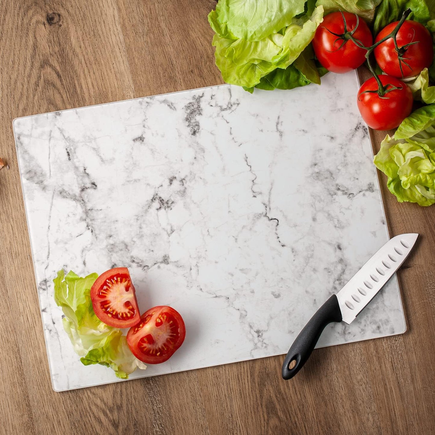 White Marble Cutting Board - Tabla de Cortar