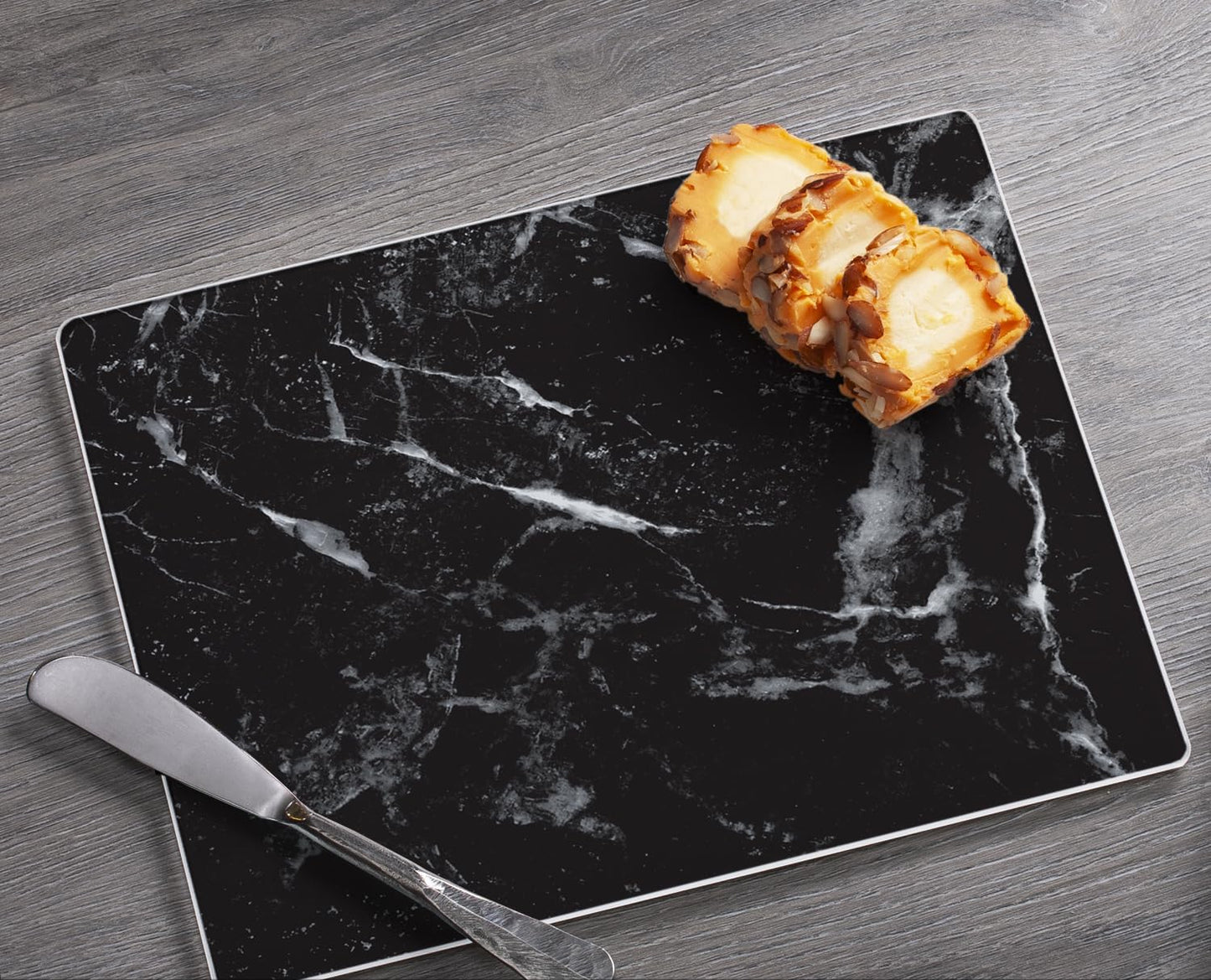 Black Marble Design Cutting Board - Tabla de Cortar