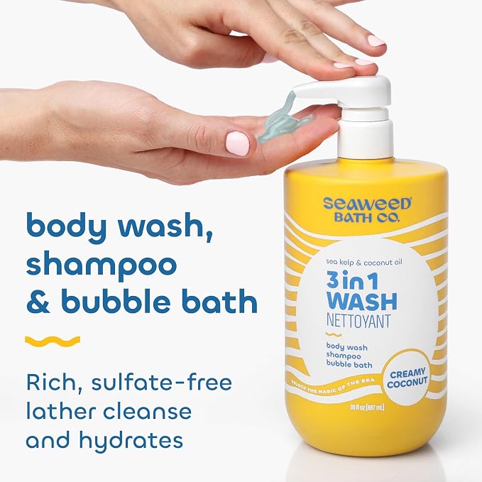 3 In 1 Wash Creamy Coconut 30 fl oz - Gel 3 en 1