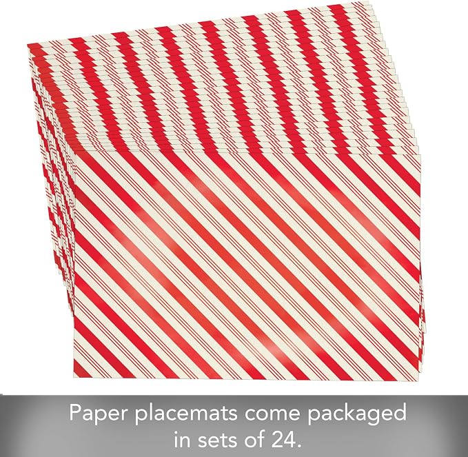 Peppermint Stripes Placemats - Manteles Individuales