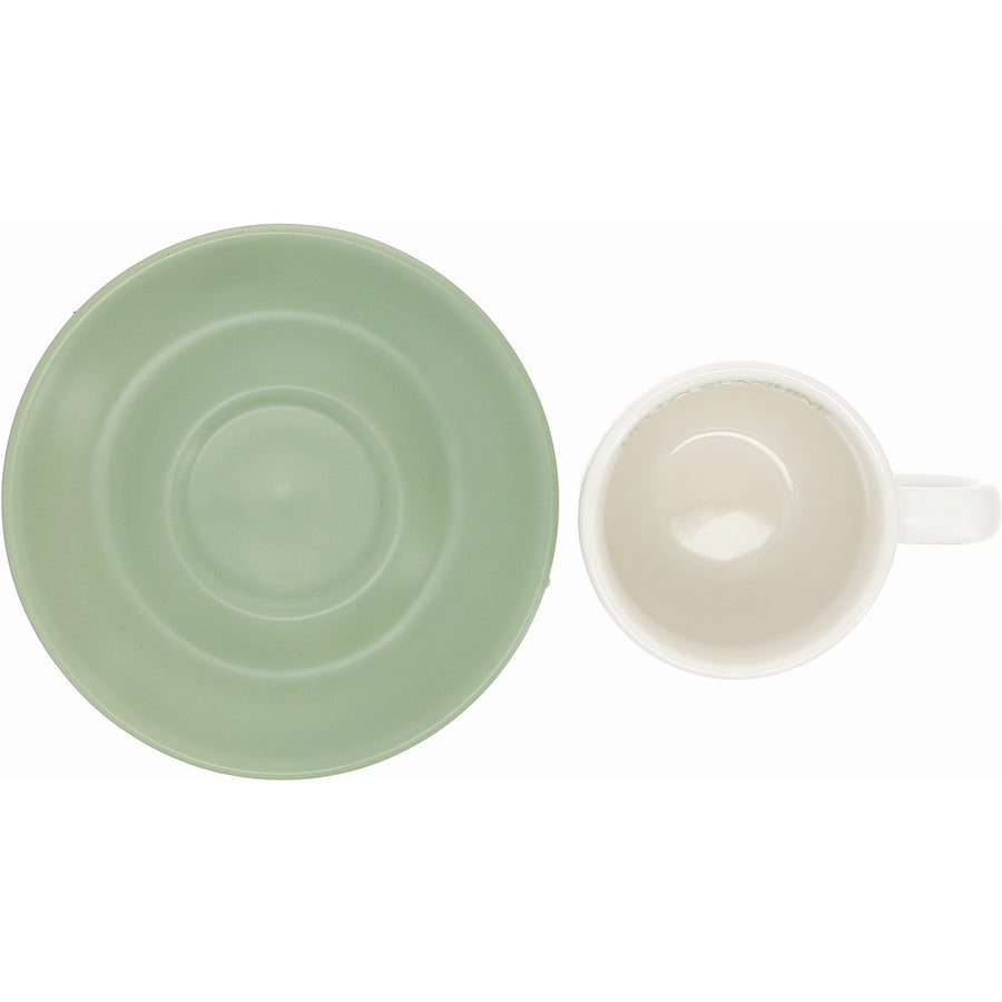 Hello Sunshine 2.5 oz Espresso Cup and Saucer - Taza