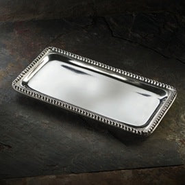Beaded Rectangular Tray Medium - Bandeja