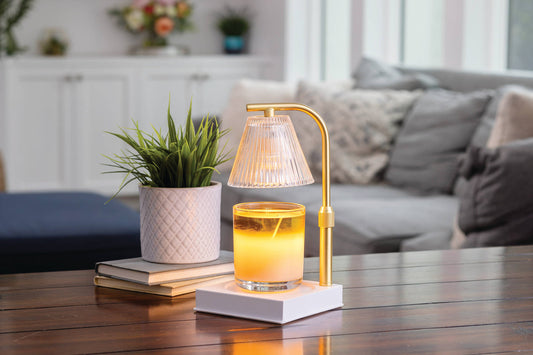 Luna Candle Warmer Lamp Gold - Lámpara Calentadora de Velas
