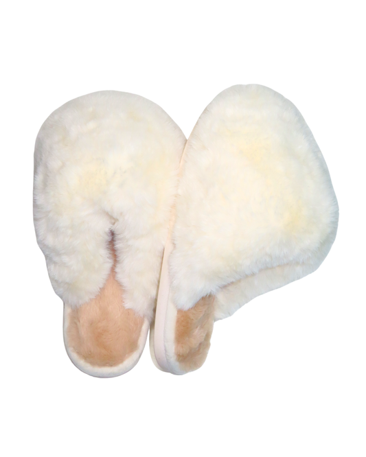 White Super Fluffy Slipper - Pantuflas