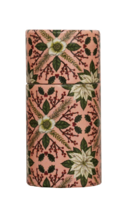 Safety Matches in Tube Matchbox with Seasonal Botanical Pattern - Fósforos/Cerillas