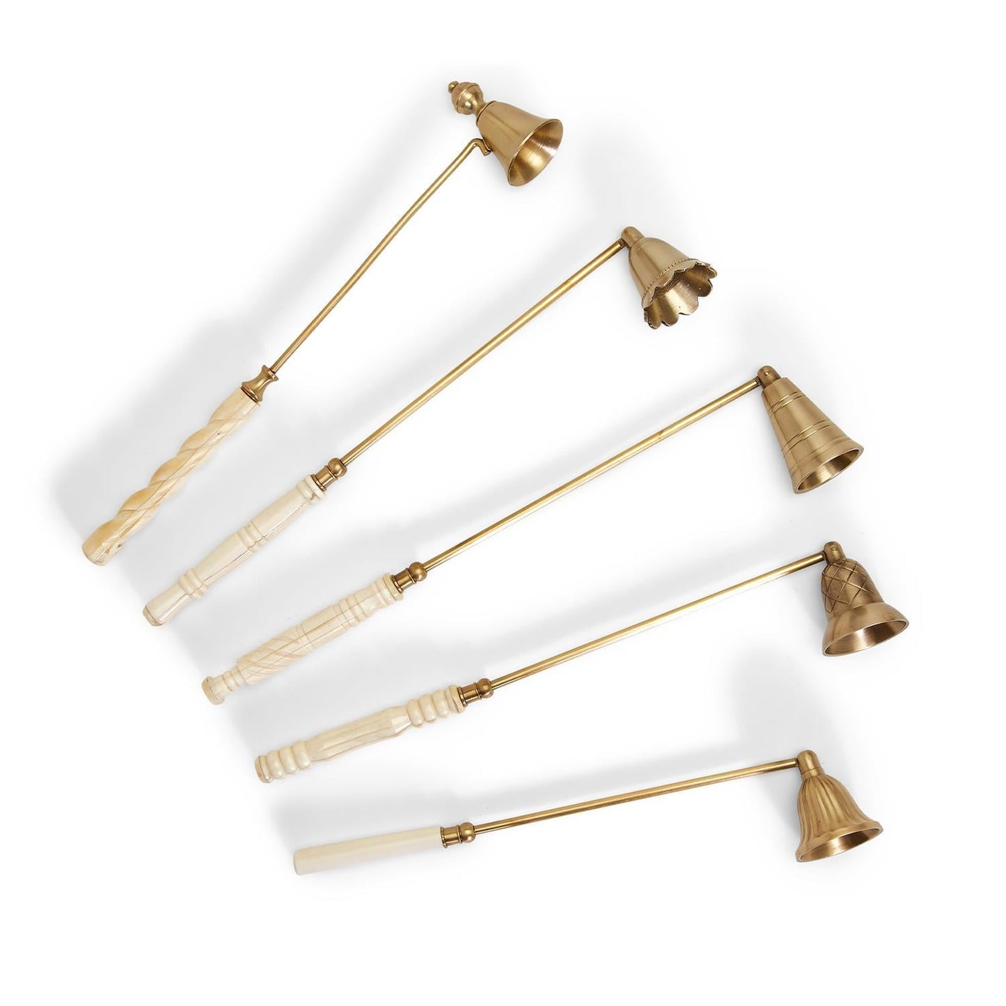ANTIQUED GOLD CANDLE SNUFFER