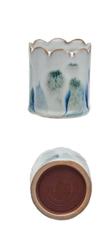 Stoneware Matchstick Holder w/ Striker, 2 Styles / Porta cerillas de cerámica con encendedor