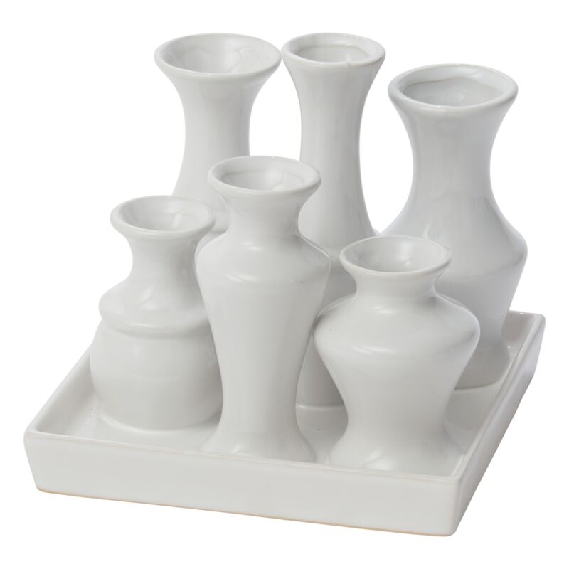 Multi Vase w/6 Sections - Jarrón