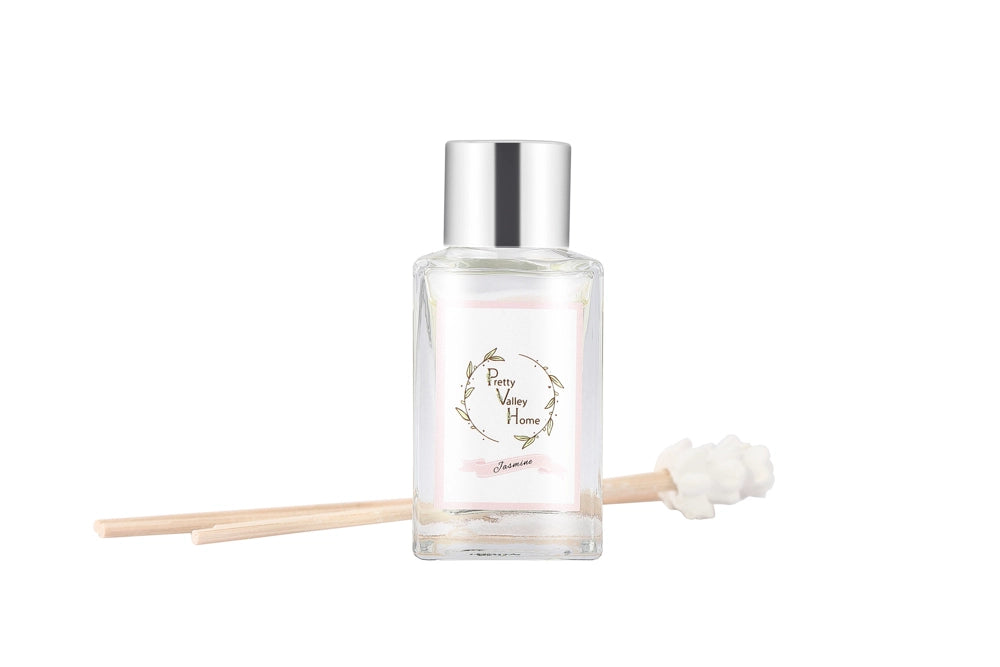 Diffuser With Mini Ceramic Flower Jasmine 30ML